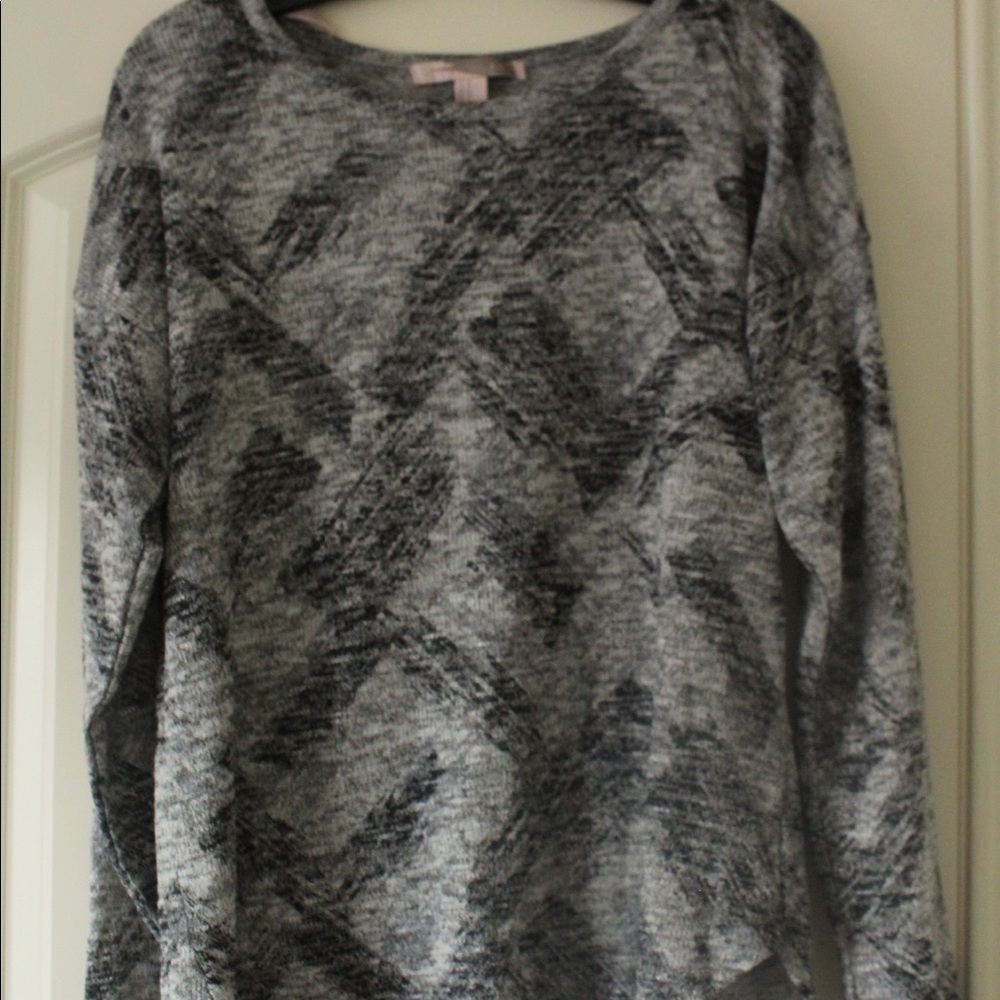 Long sleeve printed top